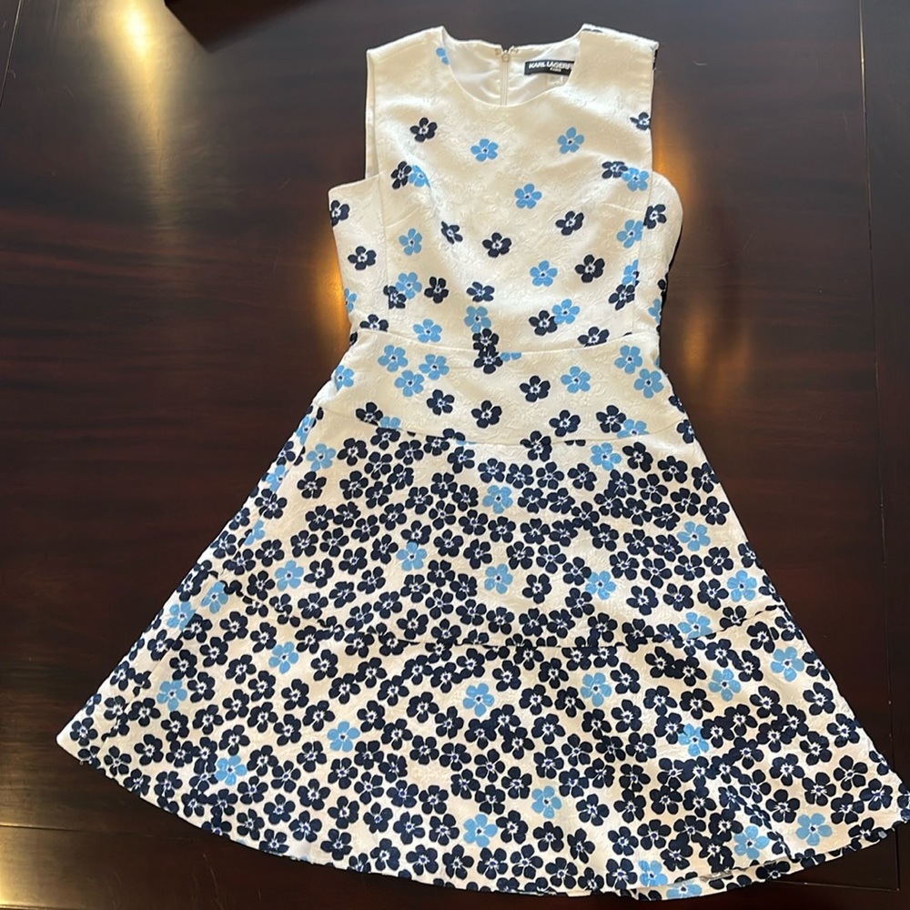 Karl Lagerfeld Flowered Dress (size 2)